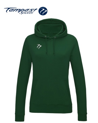 Tempest Lightweight Ladies Bottle Green Hooded Sweatshirt